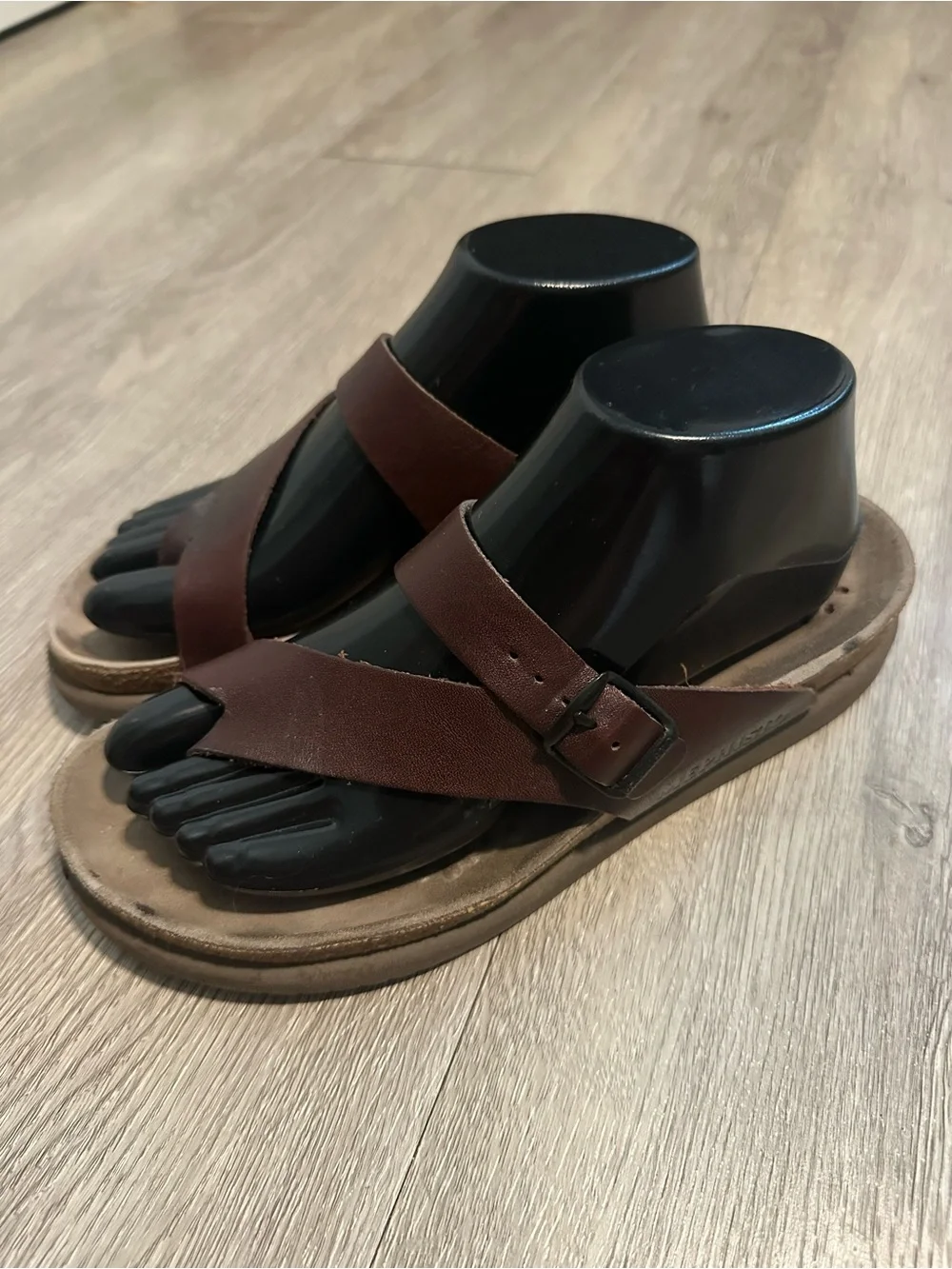 Mephisto Women's Helen Desert Brown Leather Adjustable Strap Sandals Sz 38